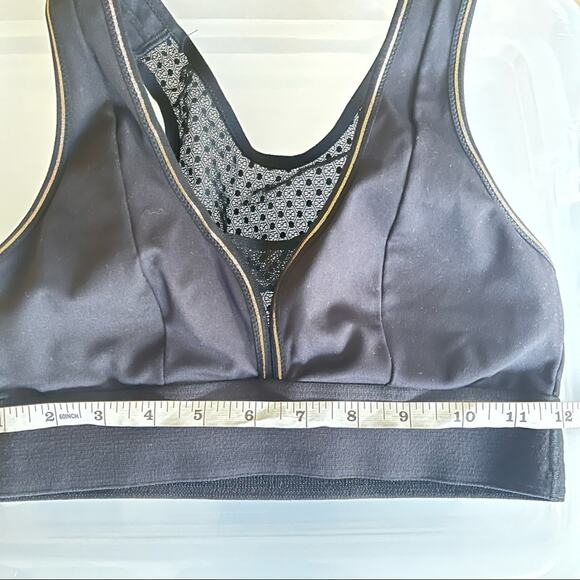 Simone Perele Women's Harmony Medium Impact Wireless Sports Bra Size Small Black - Picture 6 of 9